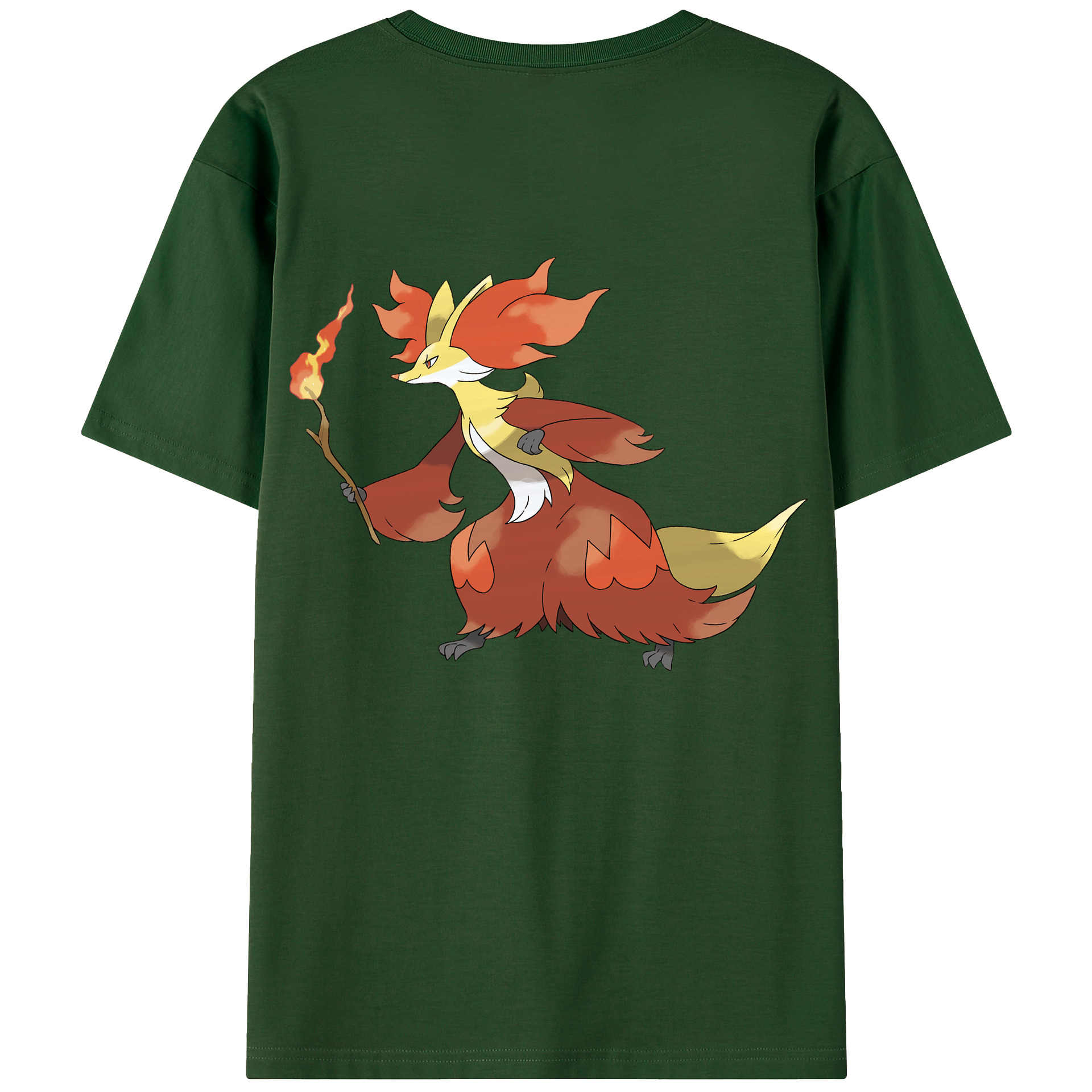 （画像用） ポケットモンスター Pokémon 綿100％半袖Tシャツ（背面プリント）